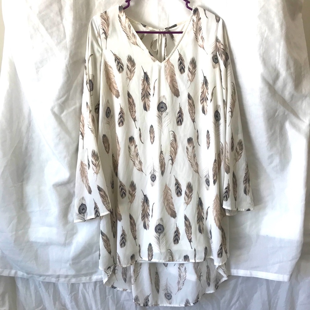 Bell sleeved dress